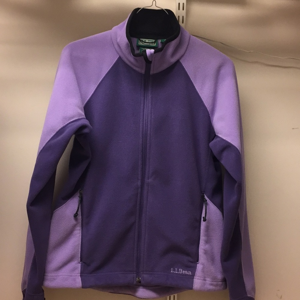PRICE DROP!! LL Bean purple Polartec fleece size S